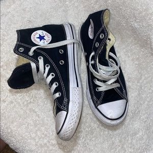 Classic Black & White High top Converse